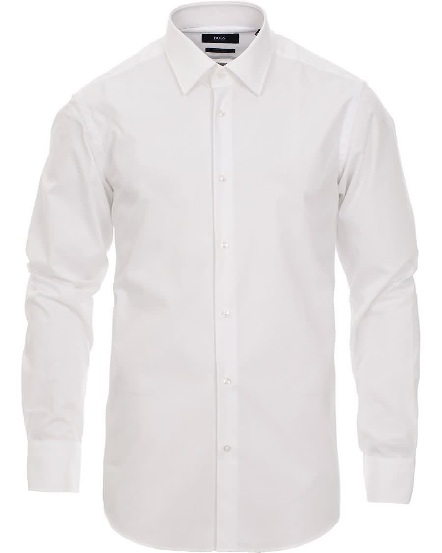 boss enzo regular fit shirt white Moteriktige Klær 0448a